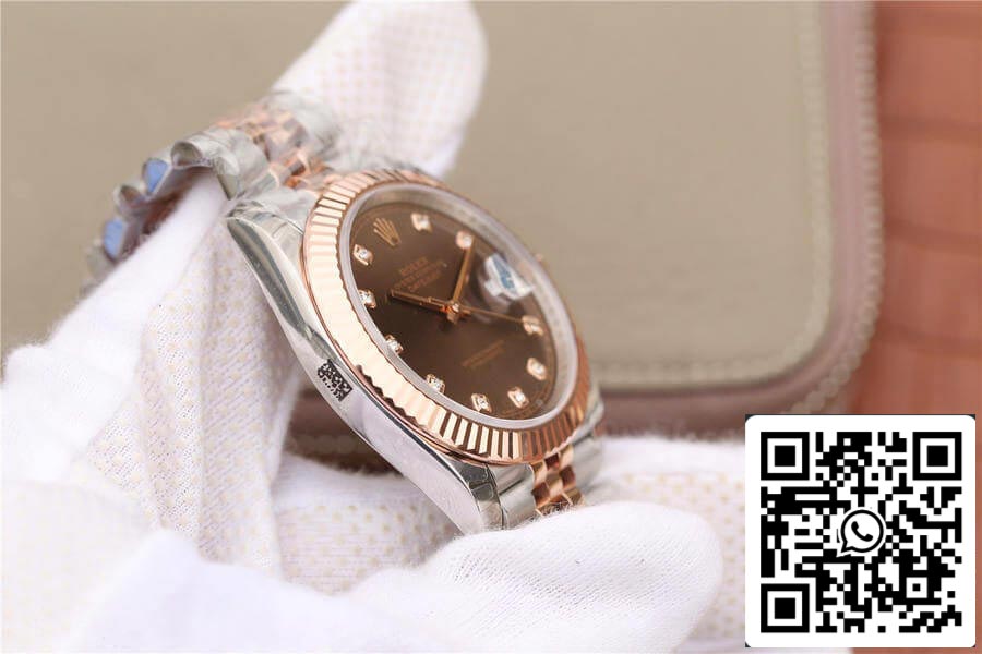 Rolex Datejust M126331-0004 1:1 Best Edition EW Factory Brown Dial