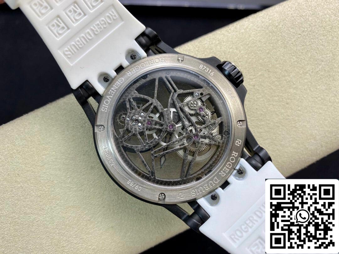 Roger Dubuis Excalibur RDDBEX0549 1:1 Meilleure édition BBR Factory Tourbillon Bracelet Blanc