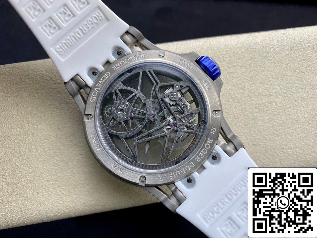 Roger Dubuis Excalibur RDDBEX0479 1:1 Meilleure édition BBR Factory Tourbillon Bracelet en caoutchouc