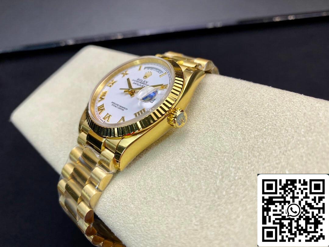 Rolex Day Date M128238 1:1 Meilleure édition EW Factory Échelle romaine Suisse ETA3255