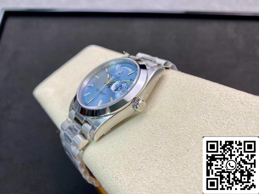 Rolex Day Date M228206-0004 1:1 Meilleure édition EW Factory Cadran bleu clair