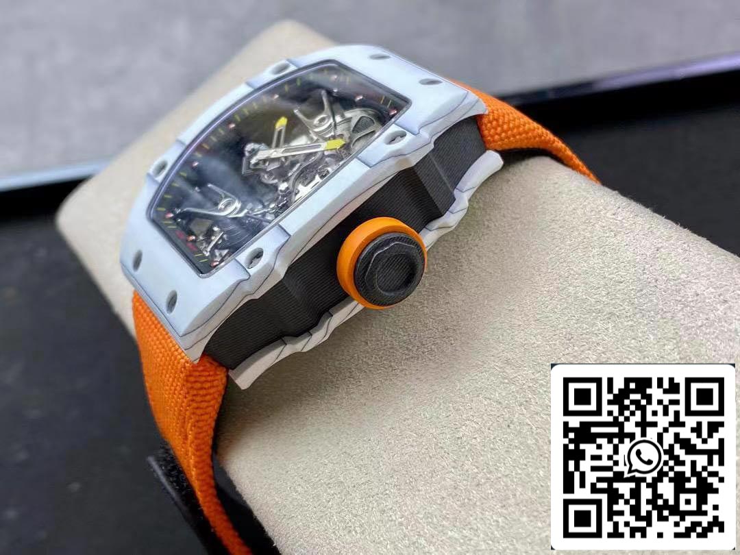 Richard Mille RM27-02 1:1 Meilleure édition RM Factory Skeleton Tourbillon Bracelet Orange