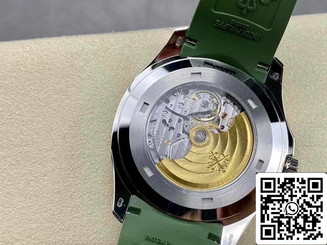 Patek Philippe Aquanaut 5168G-010 1:1 Mejor Edición 3K Versión Factory V2 Esfera Verde