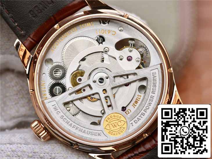 IWC Tourbillon Portugais IW546302 1:1 Meilleure édition ZF Factory Cadran Argent