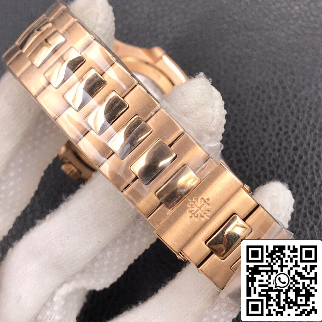 Patek Philippe Nautilus 5711/1R-001 1:1 Melhor Edição 3K Fábrica Ouro Rosa