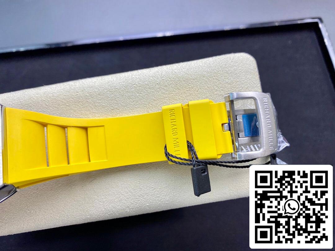 Richard Mille RM11 1:1 Meilleure édition KV Factory Bracelet jaune titane