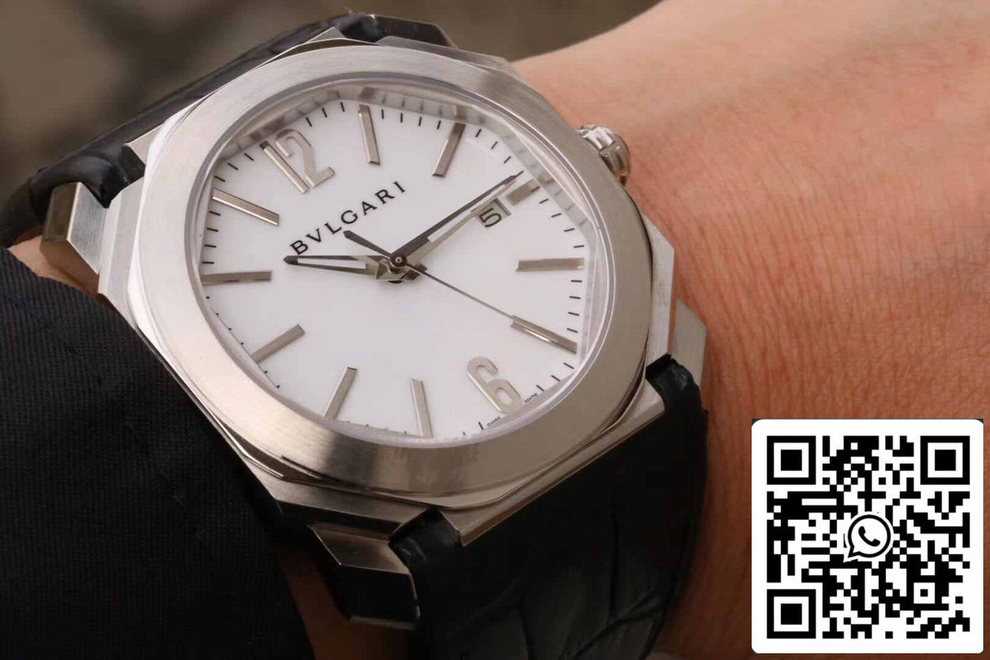 Bvlgari Octo 102779 OC41C6SLD 1:1 Meilleure édition Cadran blanc