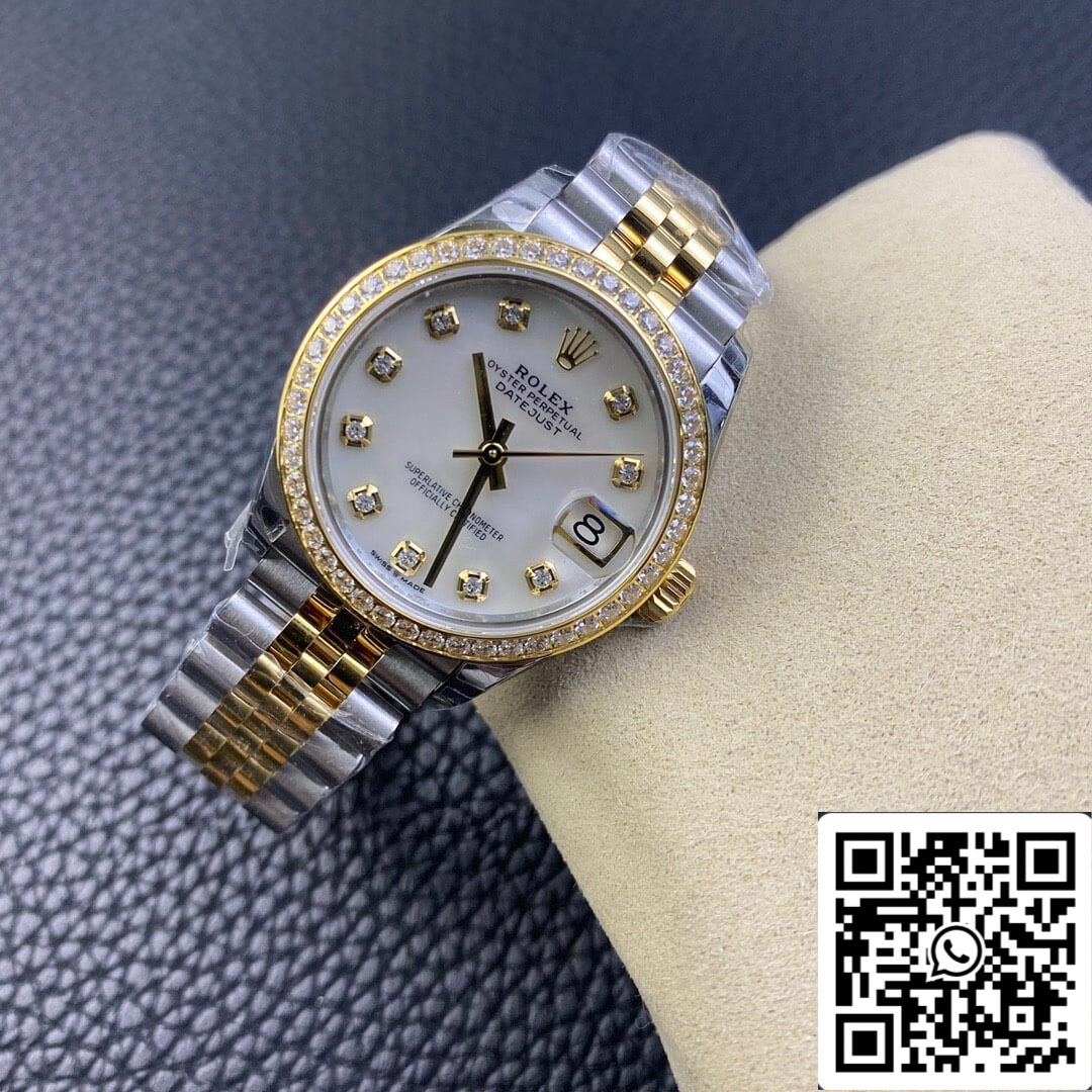 Rolex Datejust M278383RBR-0028 31MM 1:1 Best Edition EW Factory Yellow Gold