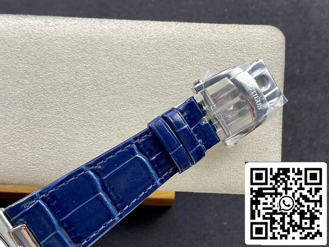 Patek Philippe Nautilus 5712 1:1 Best Edition GR Factory Blue Leather Strap