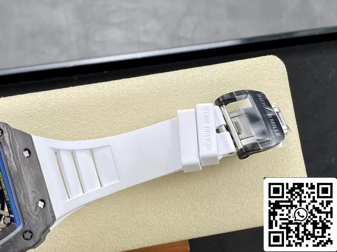 Richard Mille RM35-02 1:1 Meilleure édition T+ Factory Bracelet blanc en fibre de carbone