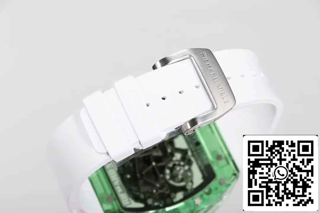 Réplique Richard Mille RM055 Meilleure édition 1:1 RM Factory Green Transparent Case