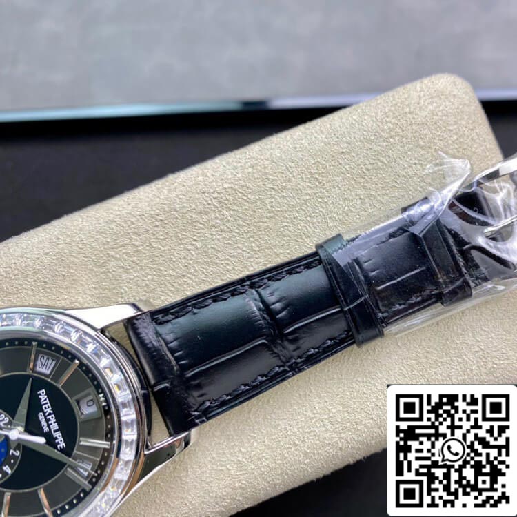 Patek Philippe Complicações 5205G 1:1 Melhor Edição KM Factory Diamond Bezel