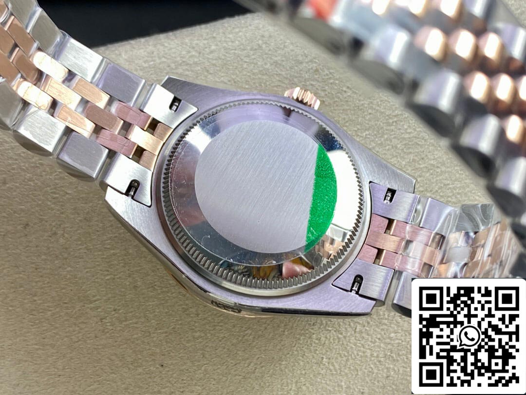 Rolex Datejust 31MM 1:1 Best Edition EW Factory mostrador verde em ouro rosa