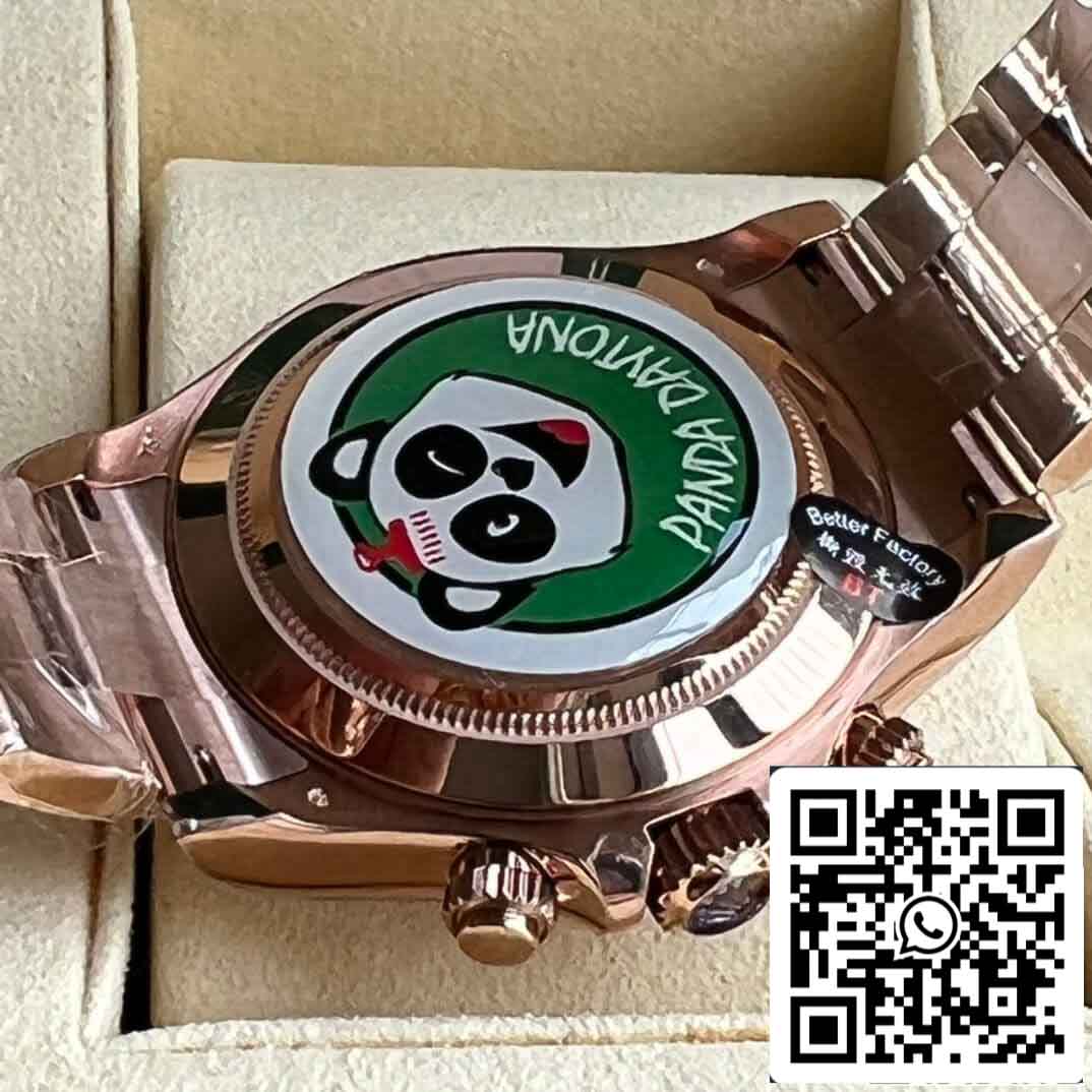 Réplique Rolex Daytona M116505-0010 Meilleure édition 1: 1 BT Factory Or rose