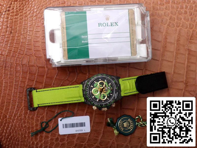 Rolex Daytona Cosmos Grün Exploded Dragon 1:1 Beste Edition WWF Fabrik Swiss ETA7750