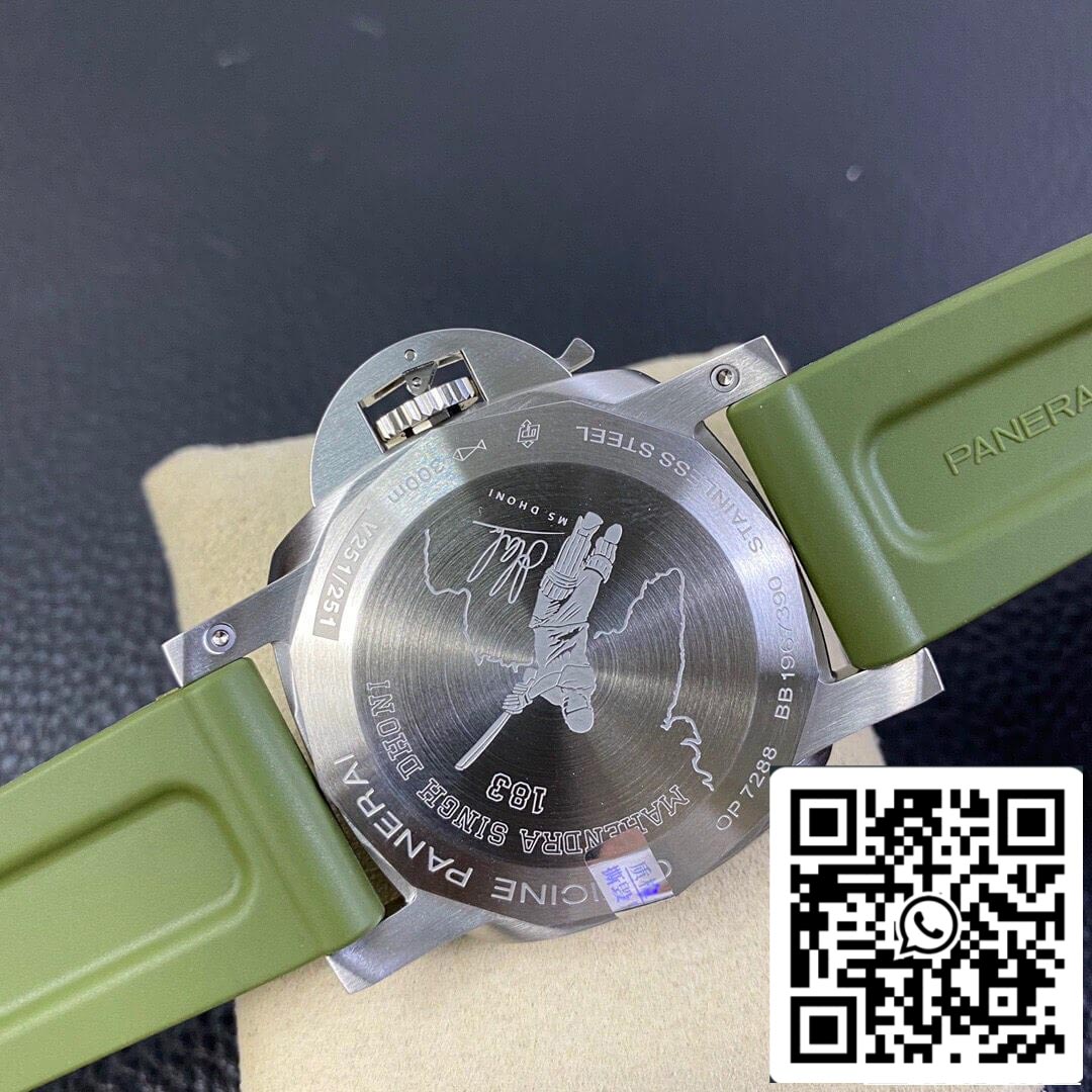 Panerai Luminor PAM01056 1:1 Melhor Edição VS Pulseira de Borracha de Fábrica