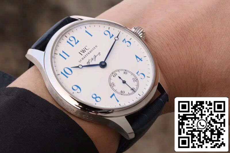 IWC Portugieser IW544203 GS Factory 1:1 Mejor Edición Suiza ETA6498 esfera blanca