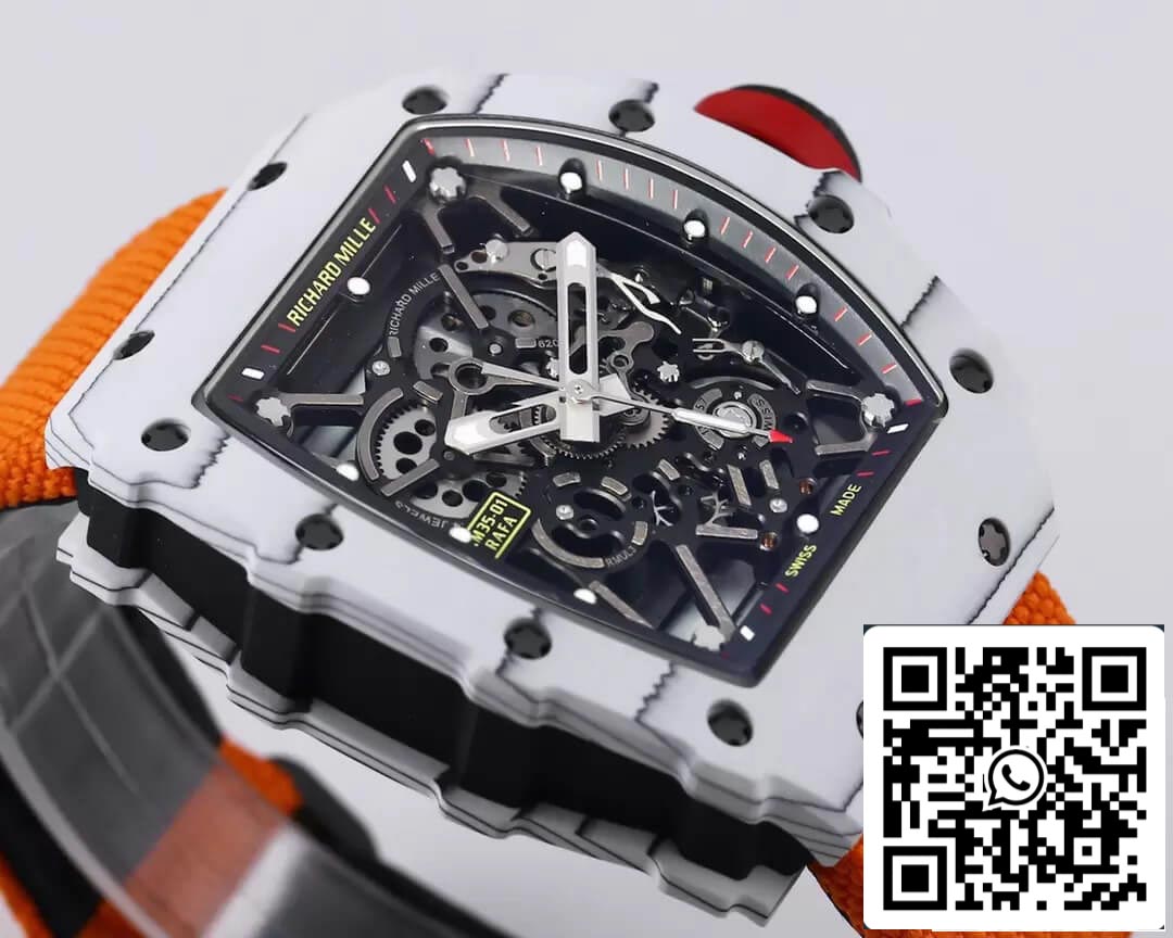 Richard Mille RM35-01 1:1 Mejor Edición BBR Factory Correa Naranja