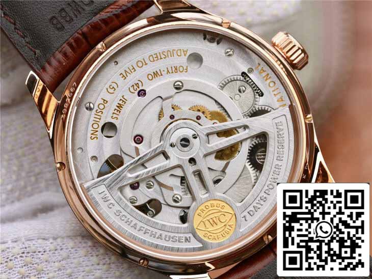 IWC Tourbillon Portugais IW546302 1:1 Meilleure édition ZF Factory Cadran Argent