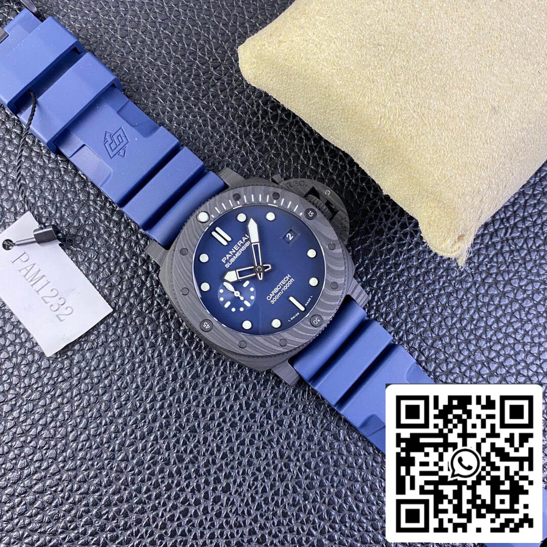 Panerai Submersible PAM01232 1:1 Meilleure édition VS Cadran bleu d'usine