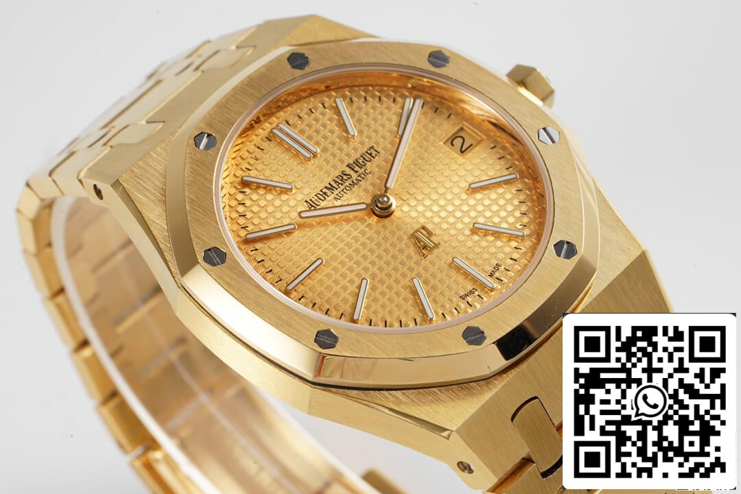 Audemars Piguet Royal Oak 15202BA.OO.1240BA.02 1:1 Best Edition KZ Factory Yellow Gold EU Watch Store