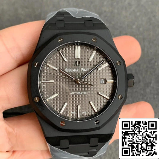 Audemars Piguet Royal Oak 15400 DLC Carbon  Best Edition ZF Factory Grey Dial EU Watch Store