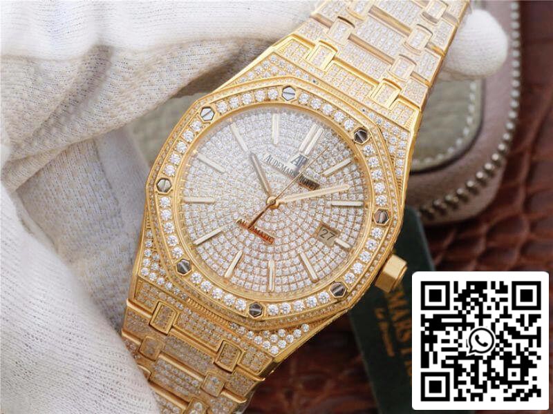 Audemars Piguet Royal Oak 15400.OR01 1:1 Best Edition Swiss ETA3120 White Diamond Dial EU Watch Store