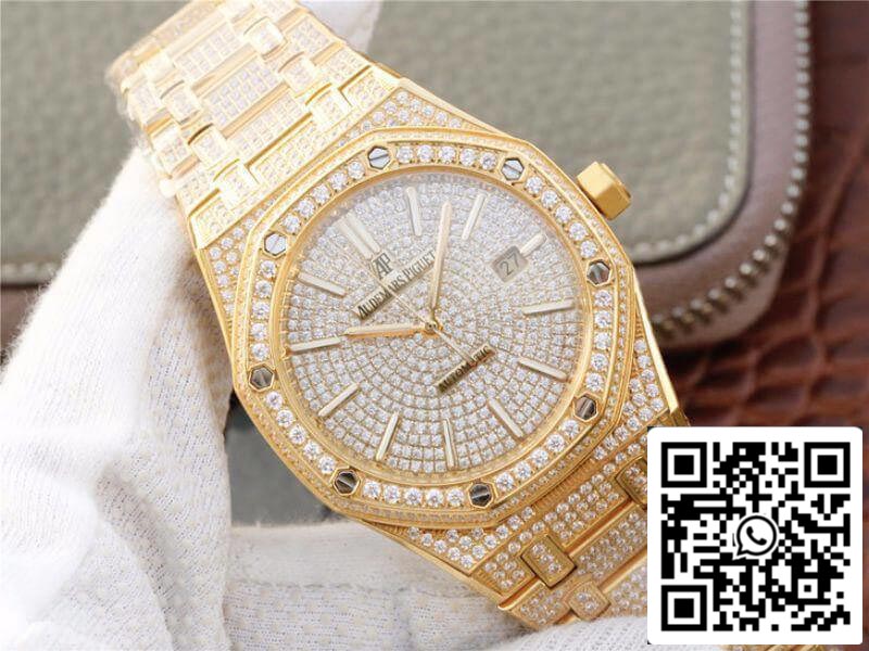 Audemars Piguet Royal Oak 15400.OR01 1:1 Best Edition Swiss ETA3120 White Diamond Dial EU Watch Store