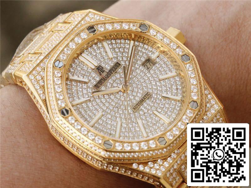 Audemars Piguet Royal Oak 15400.OR01 1:1 Best Edition Swiss ETA3120 White Diamond Dial EU Watch Store