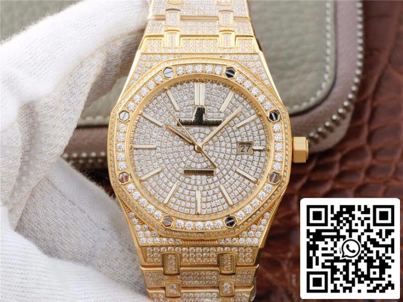 Audemars Piguet Royal Oak 15400.OR01 1:1 Best Edition Swiss ETA3120 White Diamond Dial EU Watch Store