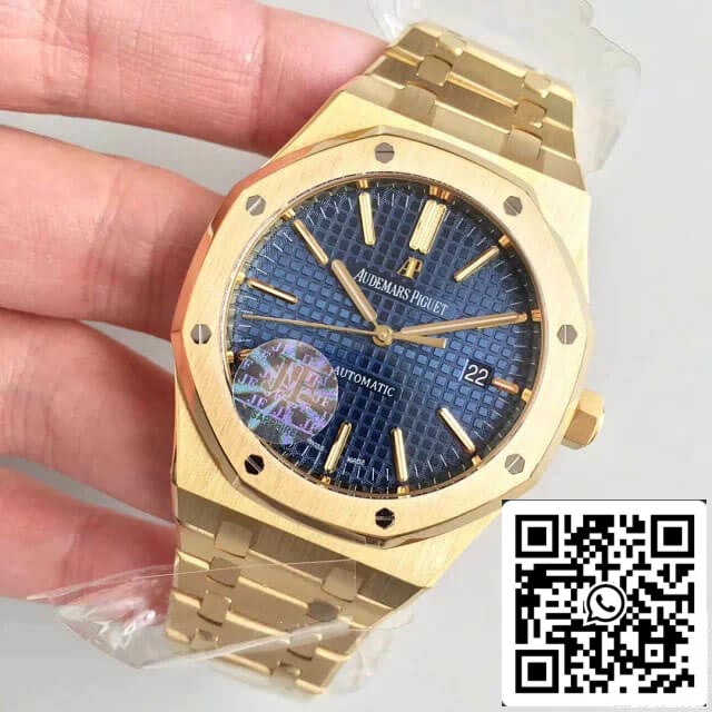 Audemars Piguet Royal Oak 15400OR 1:1 Best Edition JF Factory Blue Dial EU Watch Store