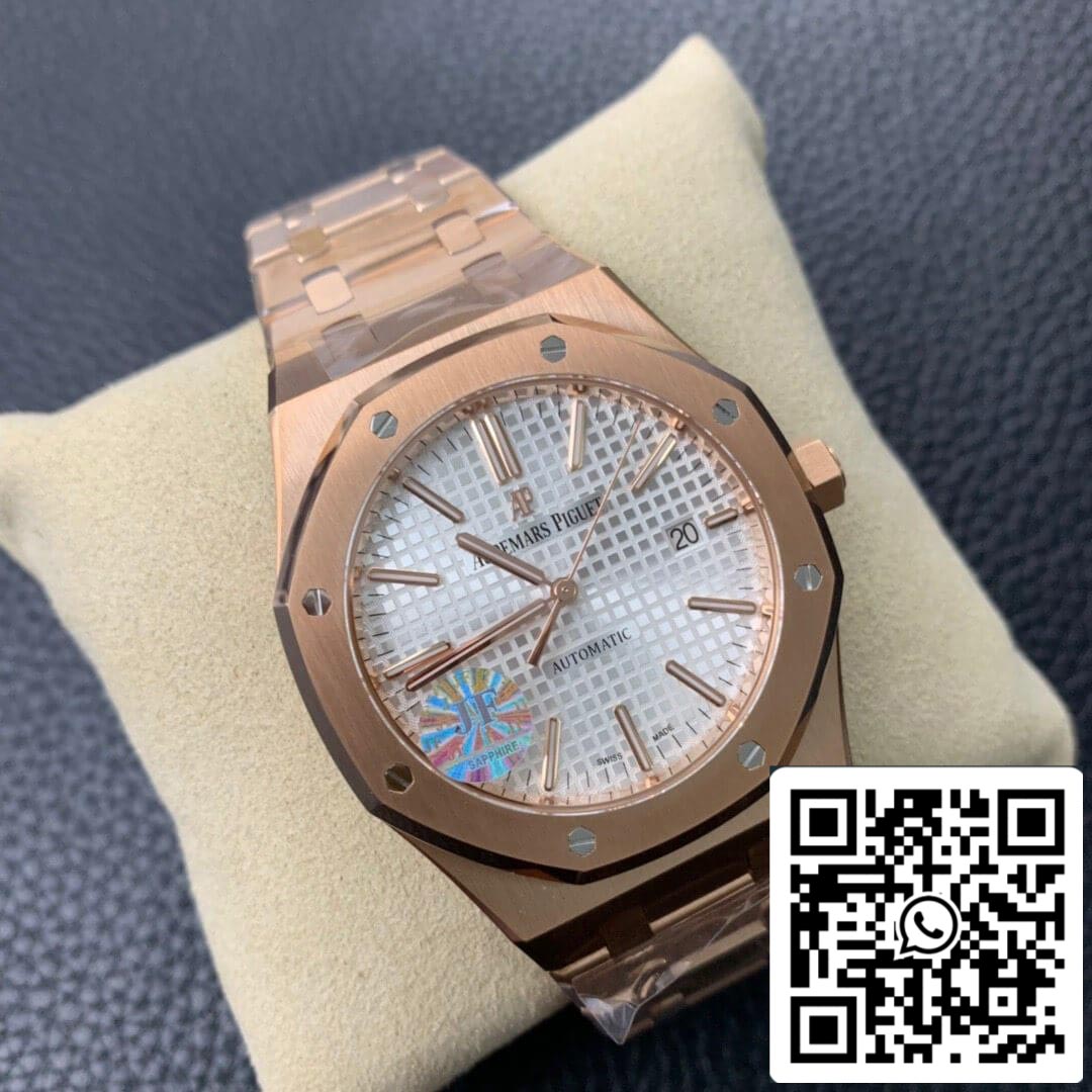 Audemars Piguet Royal Oak 15450BA.OO.1256BA.01 JF Factory 1:1 Best Edition Swiss ETA3120 White Dial EU Watch Store