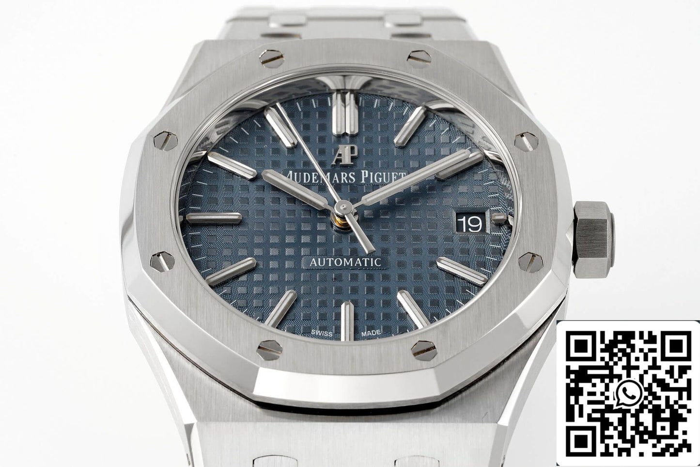 Audemars Piguet Royal Oak 15450ST.OO.1256ST.03 1:1 Best Edition APS Factory Blue Dial EU Watch Store