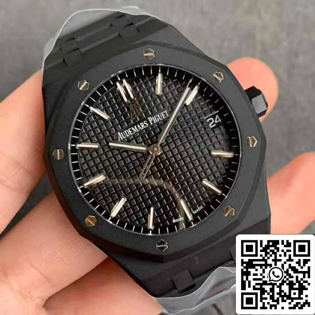 Audemars Piguet Royal Oak 15500 DLC Carbon  Best Edition ZF Factory Black Dial EU Watch Store