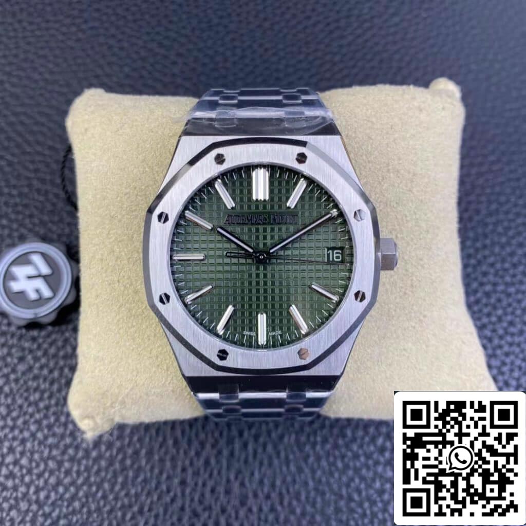 Audemars Piguet Royal Oak 15510ST.OO.1320ST.04 1:1 Best Edition ZF Factory Green Dial EU Watch Store