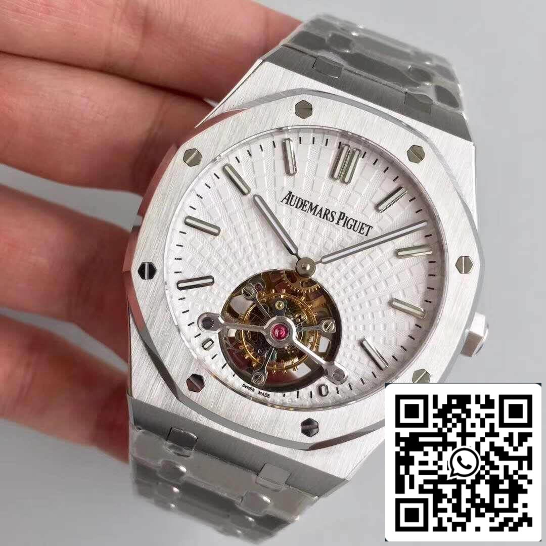 Audemars Piguet Royal Oak 26522OR.OO.120OR.01 R8 Factory 1:1 Best Edition Swiss Tourbillon White Dial EU Watch Store