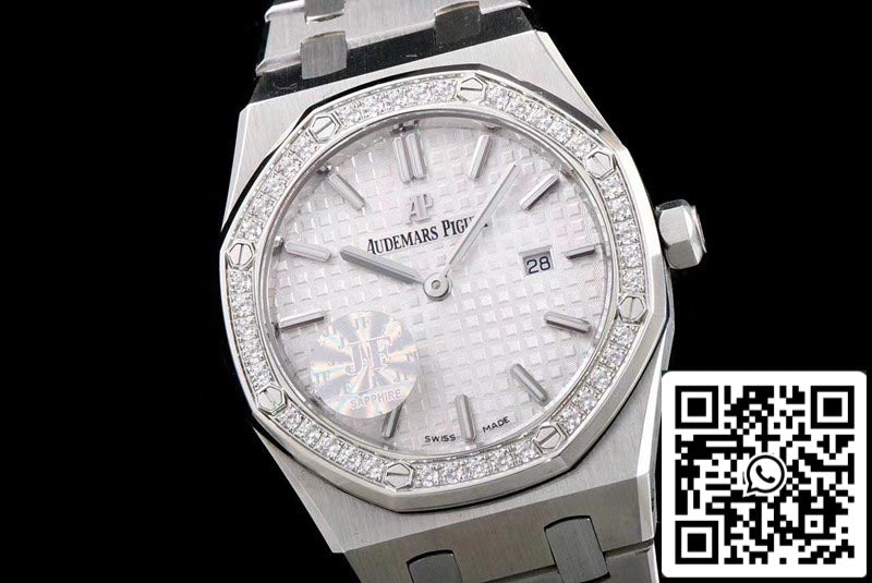 Audemars Piguet Royal Oak 67651ST.ZZ.1261ST.01 1:1 Best Edition JF Factory White Dial Swiss Quartz EU Watch Store