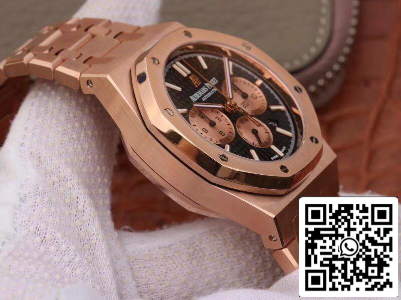 Audemars Piguet Royal Oak Chronograph 26331OR.OO.1220OR OM Factory Men Watches 1:1 Best Edition Swiss ETA7750 18K Rose gold on stainless steel bezel EU Watch Store