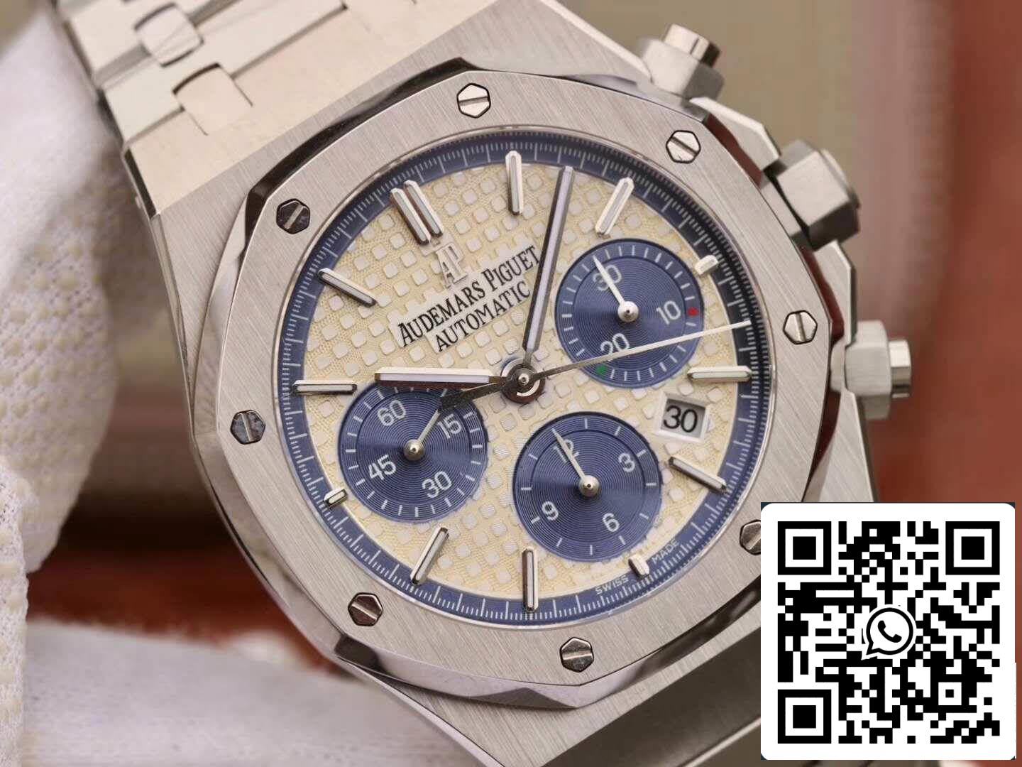 Audemars Piguet Royal Oak Chronograph 26331ST.OO.1220ST OM Factory 1:1 Best Edition Swiss ETA7750 White Dial EU Watch Store