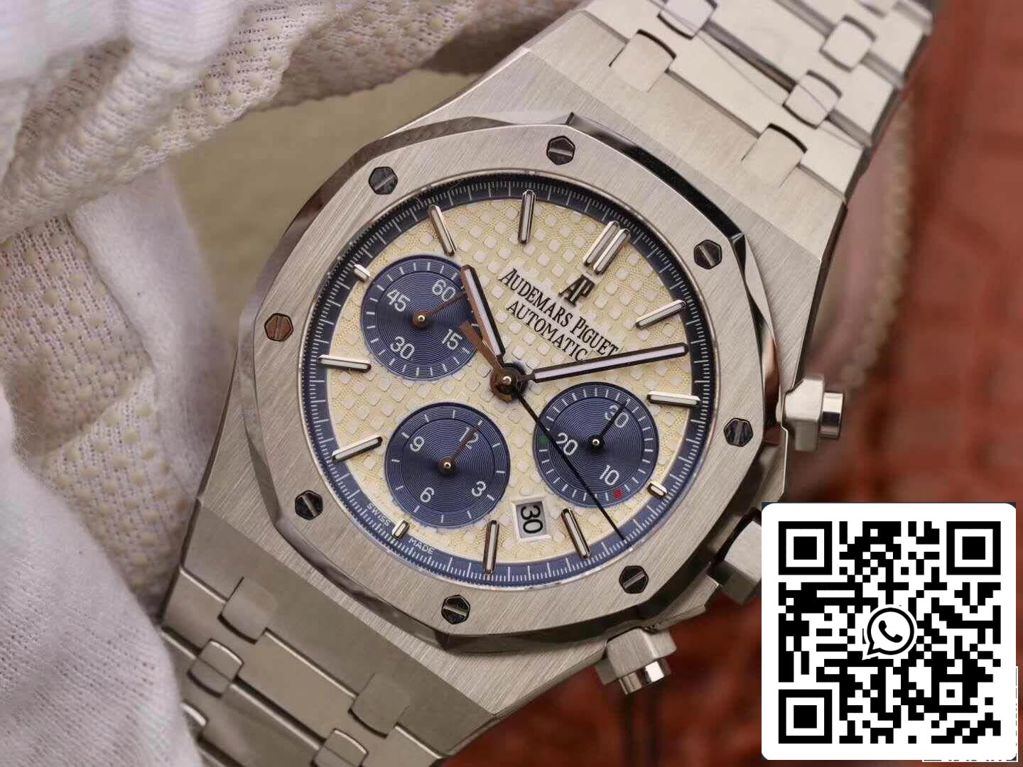 Audemars Piguet Royal Oak OM Factory Men Watches 1:1 Best Edition Swiss ETA7750 White Dial EU Watch Store