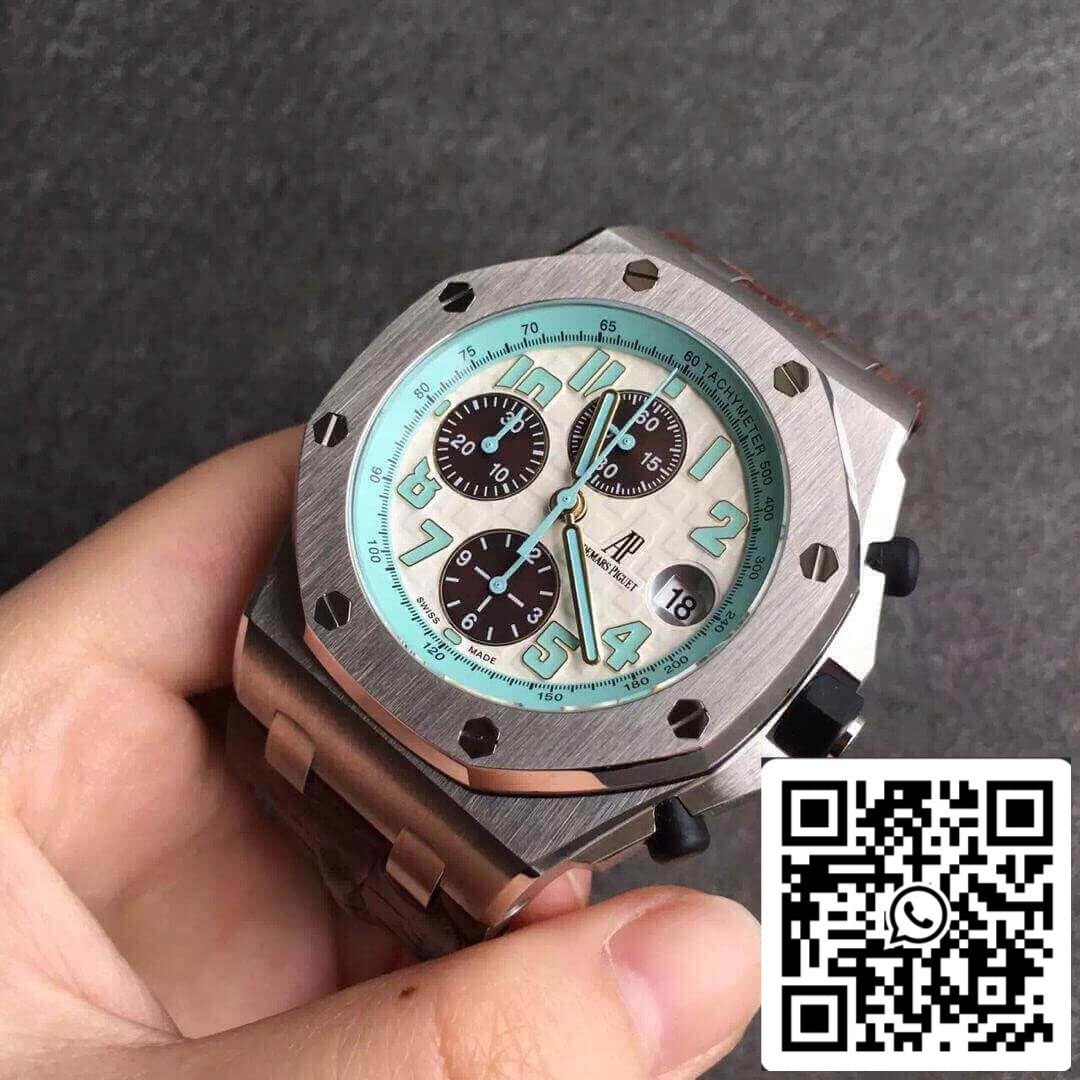 Audemars Piguet Royal Oak Offshore 26187ST.OO.D801CR.01 1:1 Best Edition JF Factory White Dial EU Watch Store