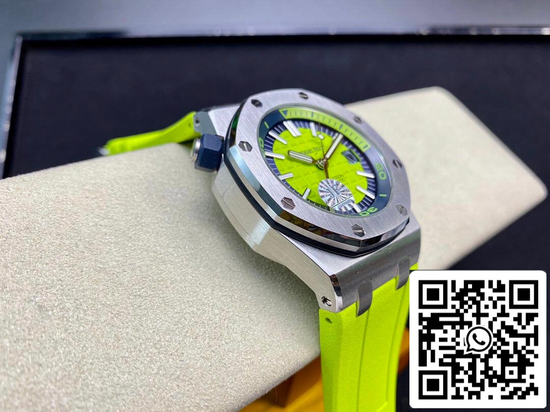 Audemars Piguet Royal Oak Offshore Diver 15710ST.OO.A038CA.01 JF Factory 1:1 Best Edition Swiss ETA3120 Green Textured Dial EU Watch Store