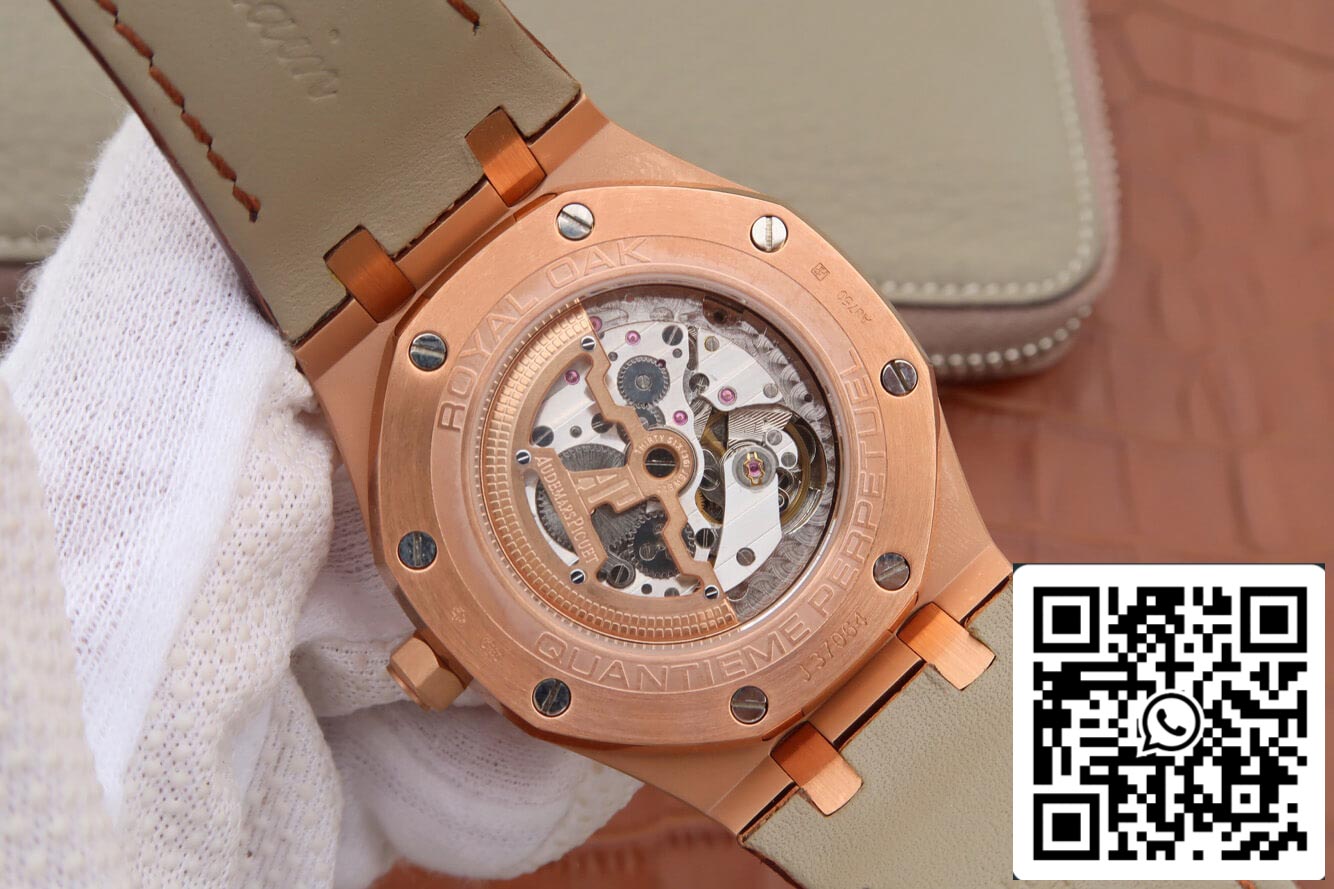 Audemars Piguet Royal Oak Perpetual Calendar 26574 1:1 Best Edition JF Factory Rose Gold Blue Dial EU Watch Store