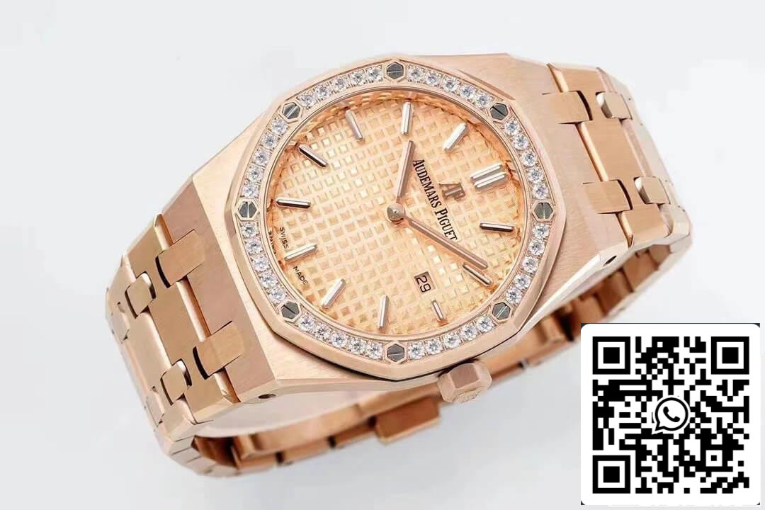 Audemars Piguet Royal Oak Quartz 33MM 67651OR.ZZ.1261OR.03 1:1 Best Edition ZF Factory Gold Dial EU Watch Store