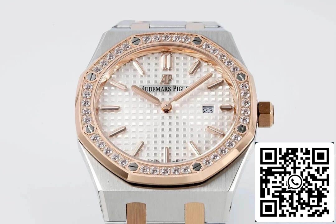 Audemars Piguet Royal Oak Quartz 33MM 67651SR.ZZ.1261SR.01 1:1 Best Edition ZF Factory White Dial EU Watch Store