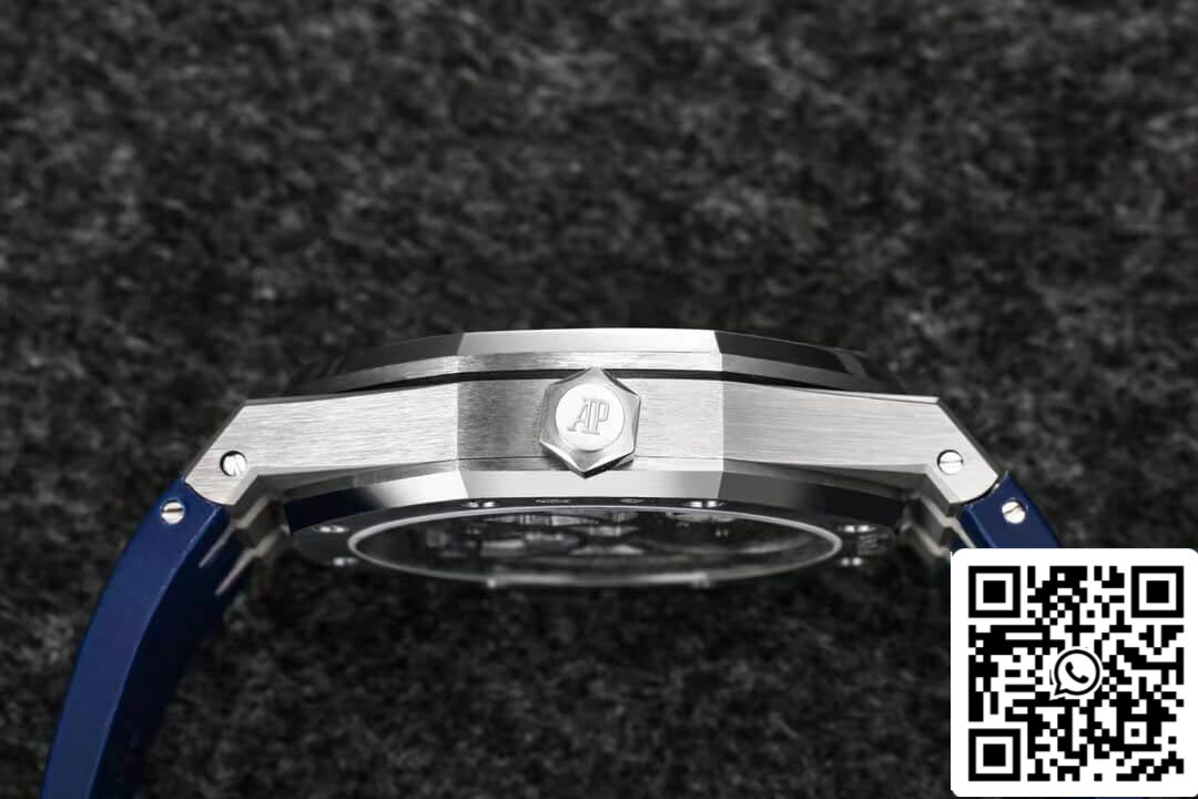 Audemars Piguet Royal Oak Tourbillon 1:1 Best Edition R8 Factory V3 Blue Rubber Strap EU Watch Store