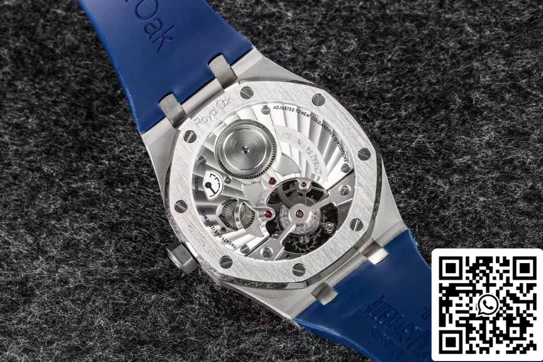 Audemars Piguet Royal Oak Tourbillon 1:1 Best Edition R8 Factory V3 Blue Strap EU Watch Store