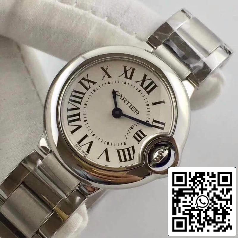 Ballon Bleu De Cartier 28 W69010Z4 V6 Factory 1:1 Best Edition Swiss Ronda Quartz US Replica Watch