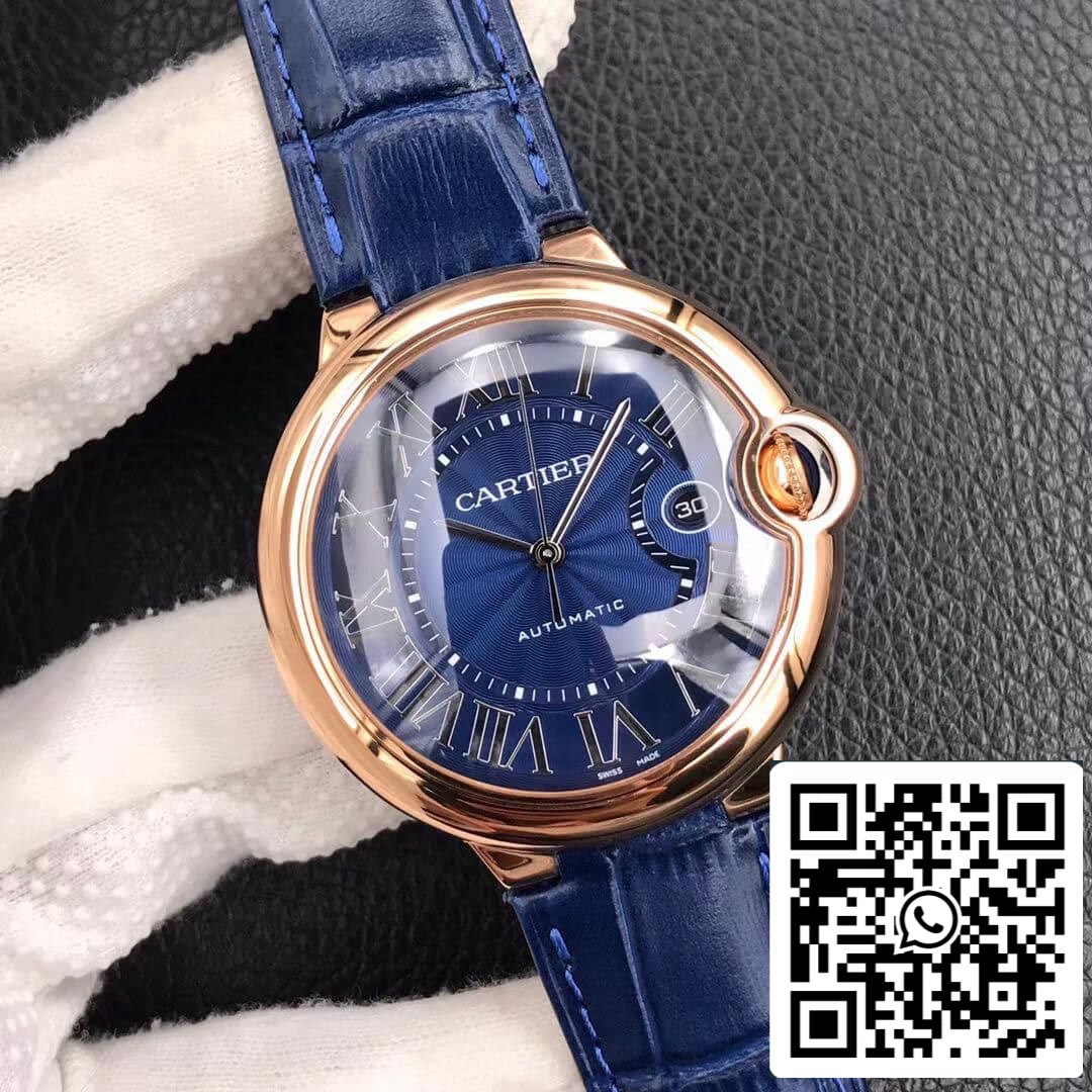 Ballon Bleu De Cartier 42MM WGBB0036 1:1 Best Edition V6 Factory Rose Gold US Replica Watch