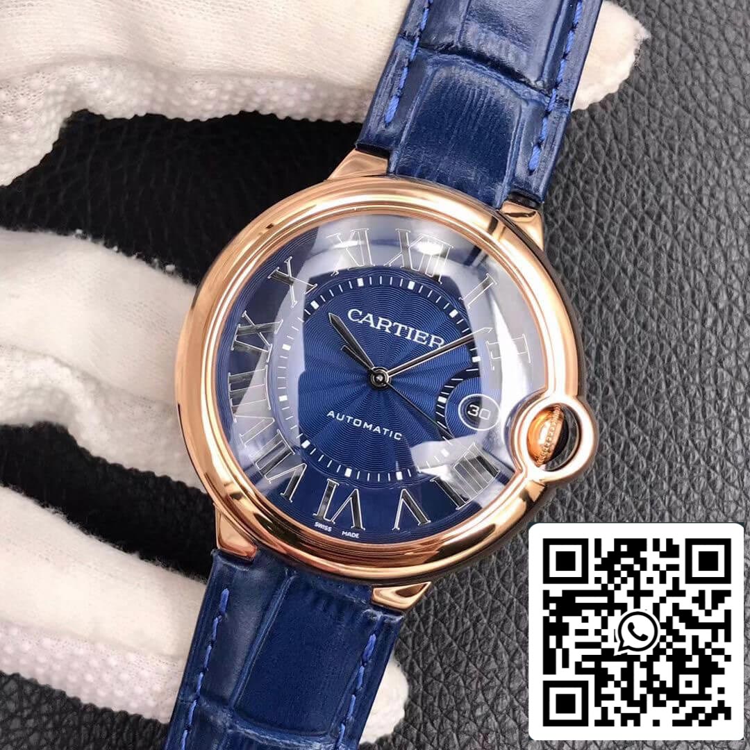 Ballon Bleu De Cartier 42MM WGBB0036 1:1 Best Edition V6 Factory Rose Gold US Replica Watch